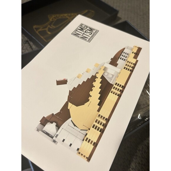 Netmagnetism Series 7 AJ1 Low Travis Mocha Kick Bricks - Picture 1 of 7